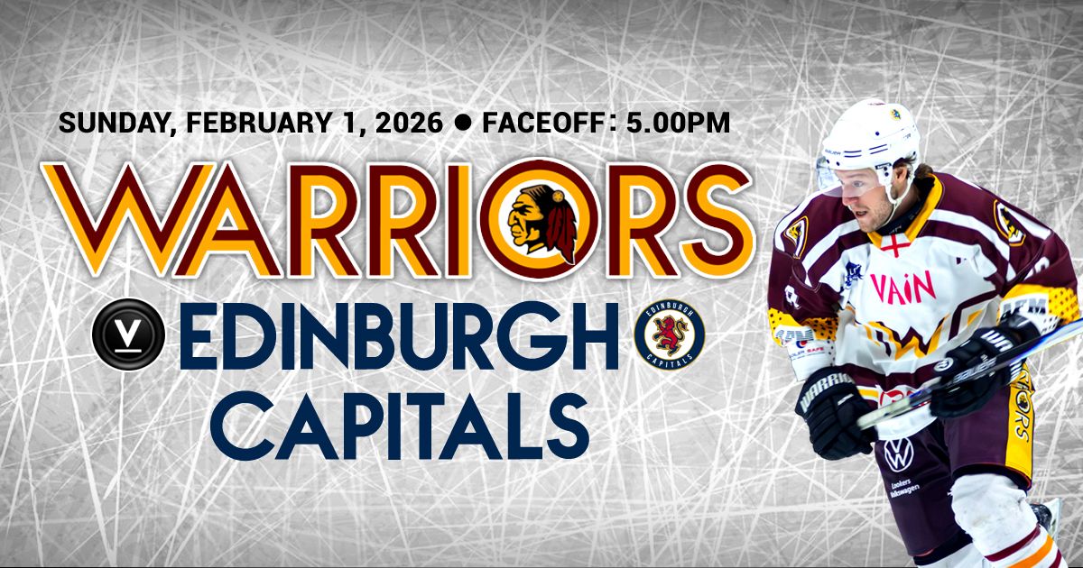 Whitley Warriors vs Edinburgh Capitals @ Whitley Bay Ice Rink, Sunday 1 February 2026