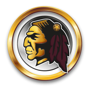 Whitley Warriors Worheed logo (metallic with shadow)